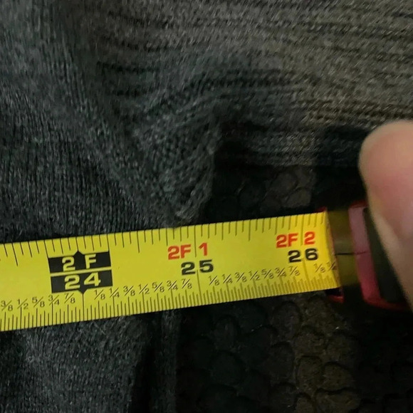 ASOS split‎ side turtleneck grey sweater size 6 -B12 - Picture 7 of 9